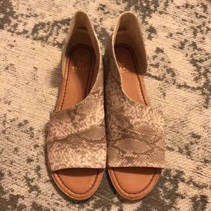 Snakeskin Leather Sandal